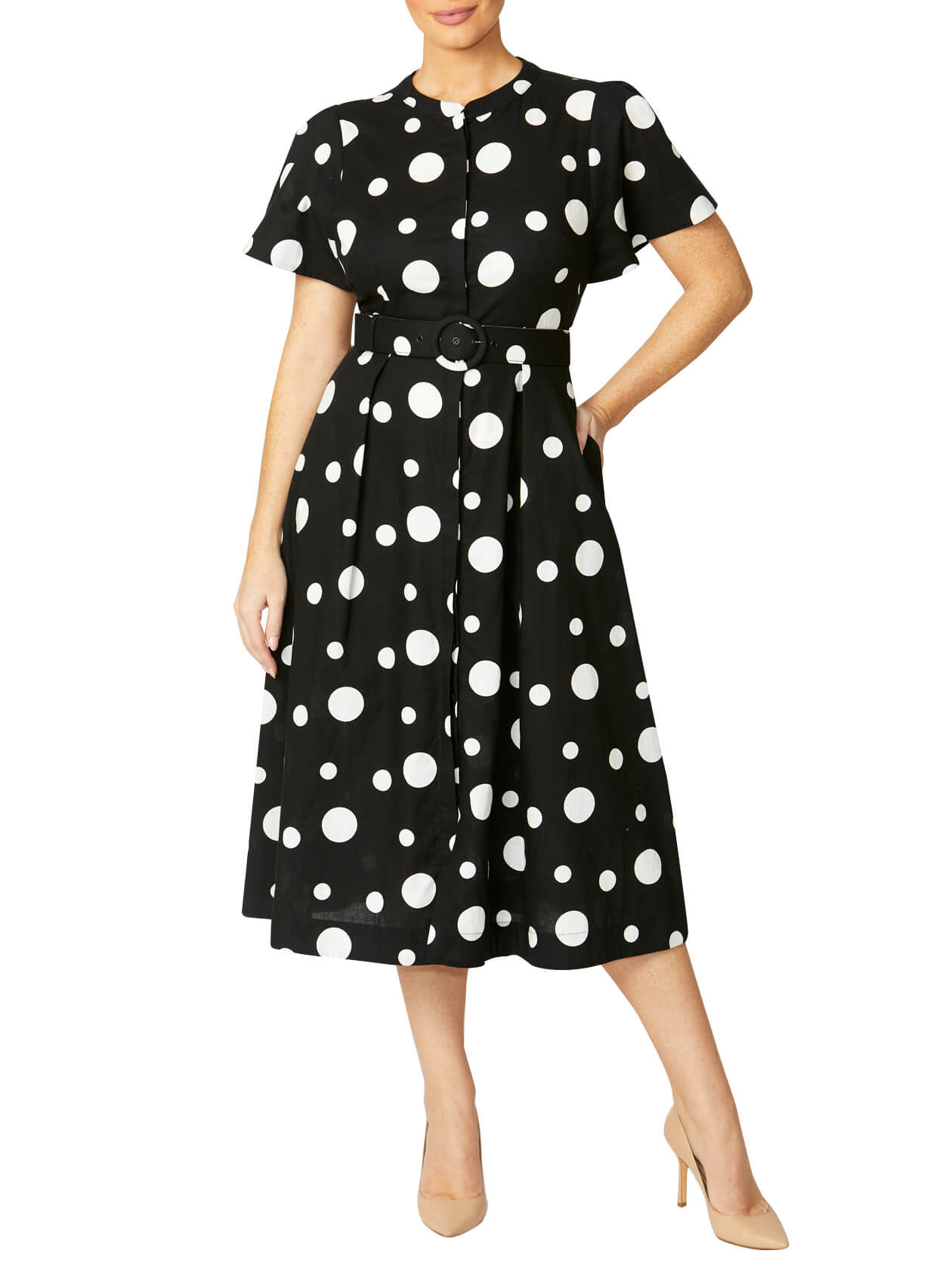 Annie Spot Cotton Dress