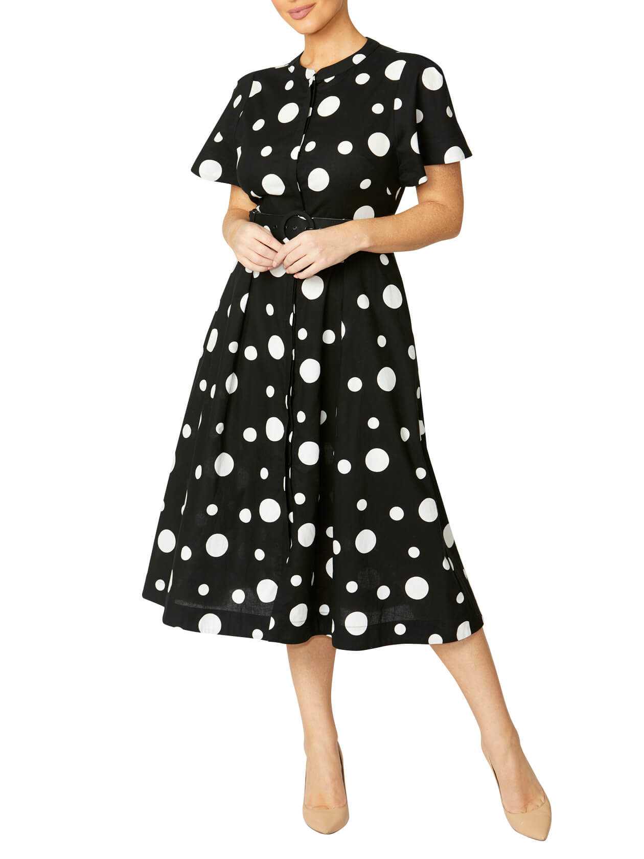 Annie Spot Cotton Dress