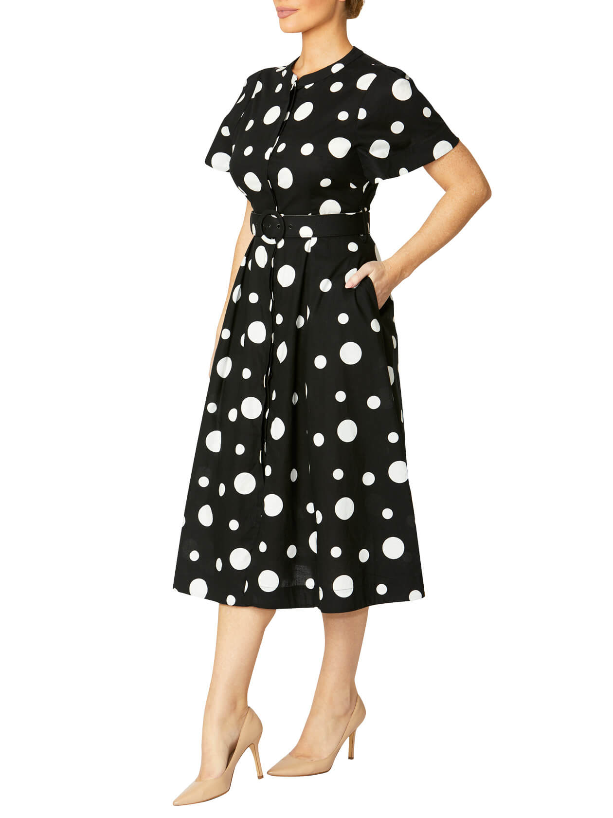 Annie Spot Cotton Dress