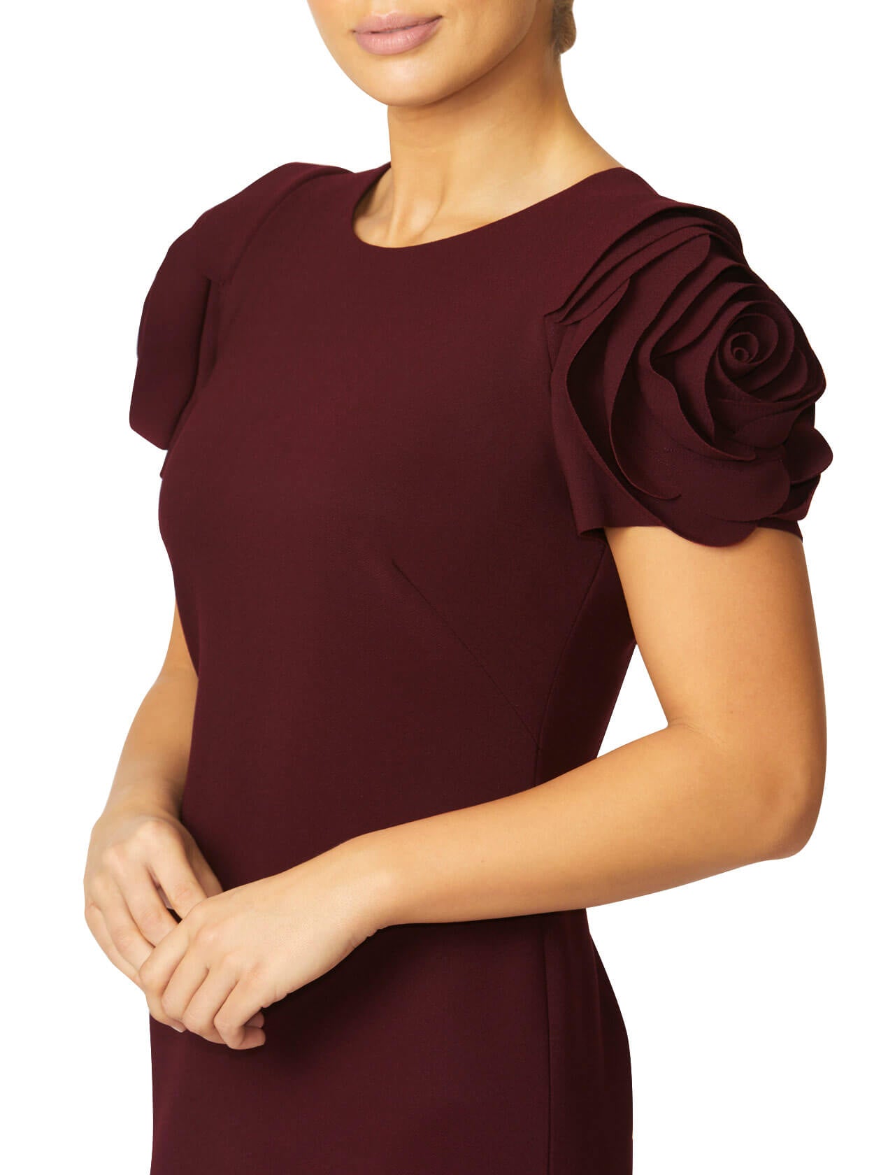 Thea Merlot Dress