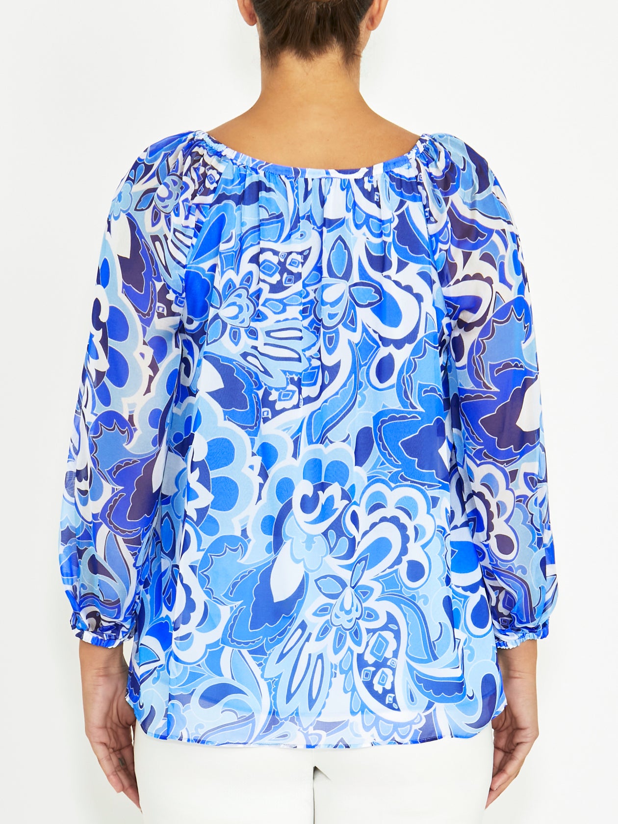 Ena Moonlight Silk Blouse