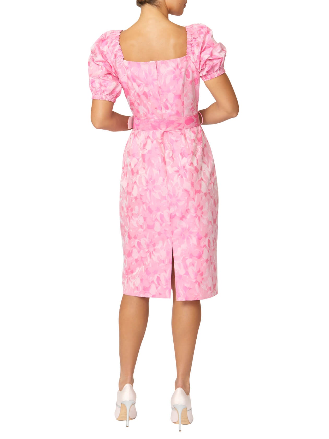 Holland Pink Jacquard Dress