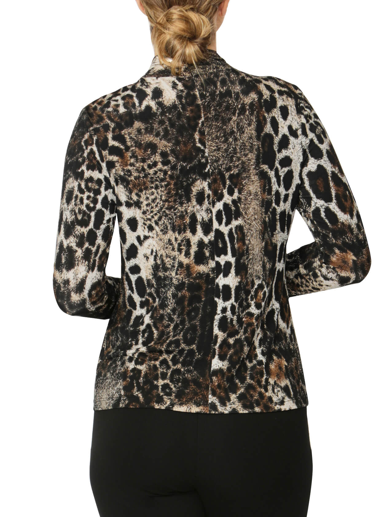 Diana Animal Print Jersey Top