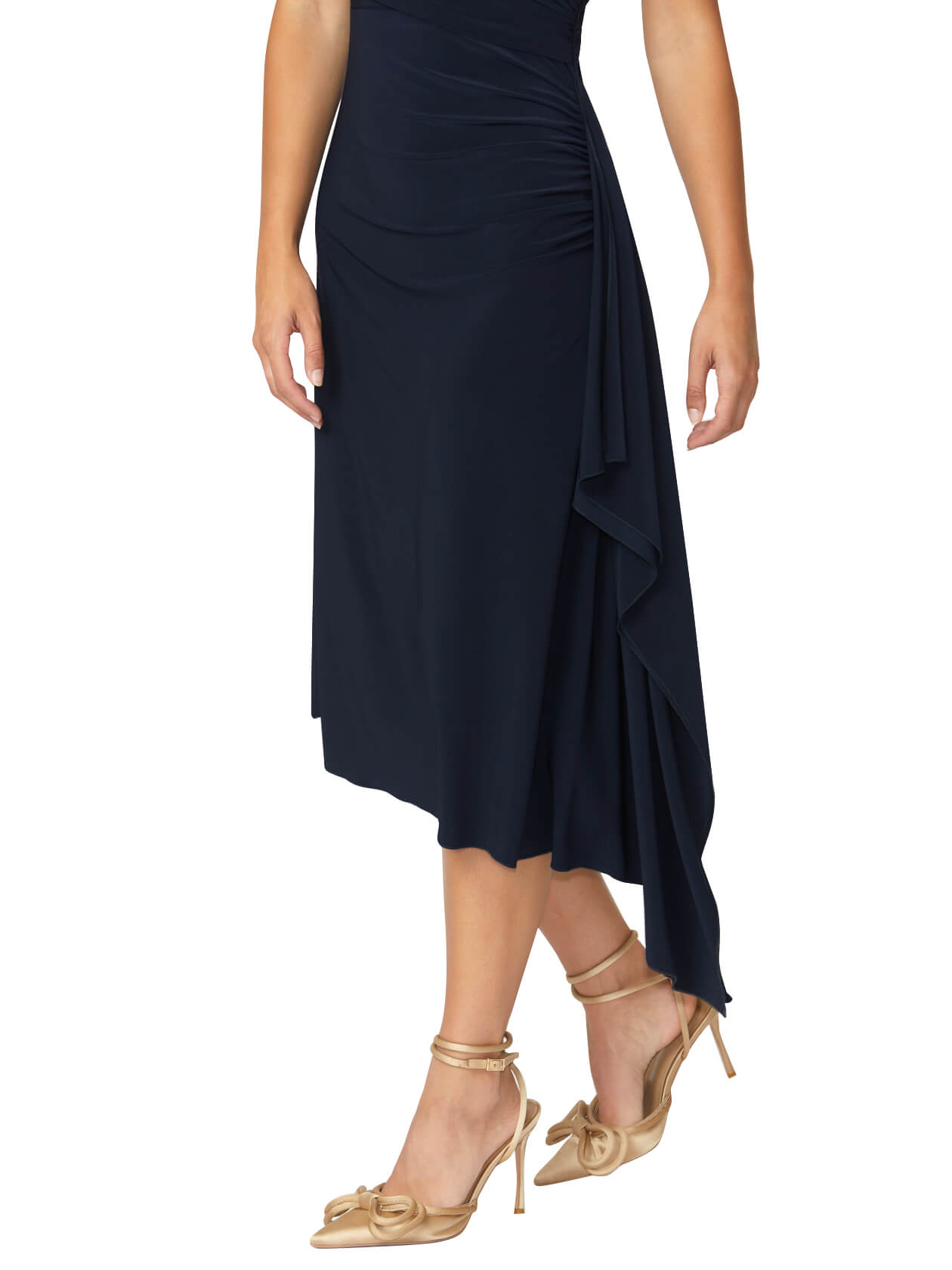 Amber Navy Jersey Dress