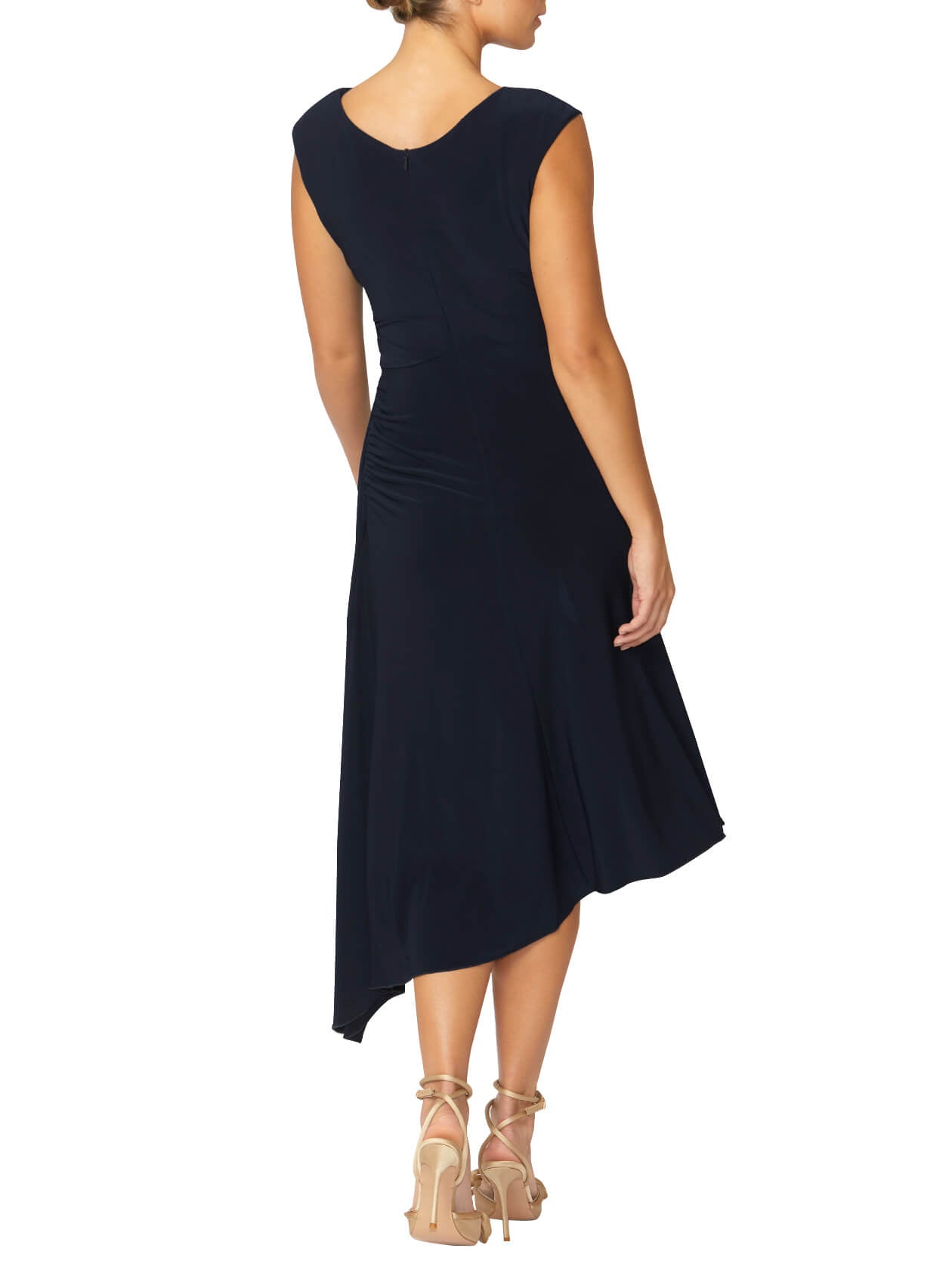 Amber Navy Jersey Dress