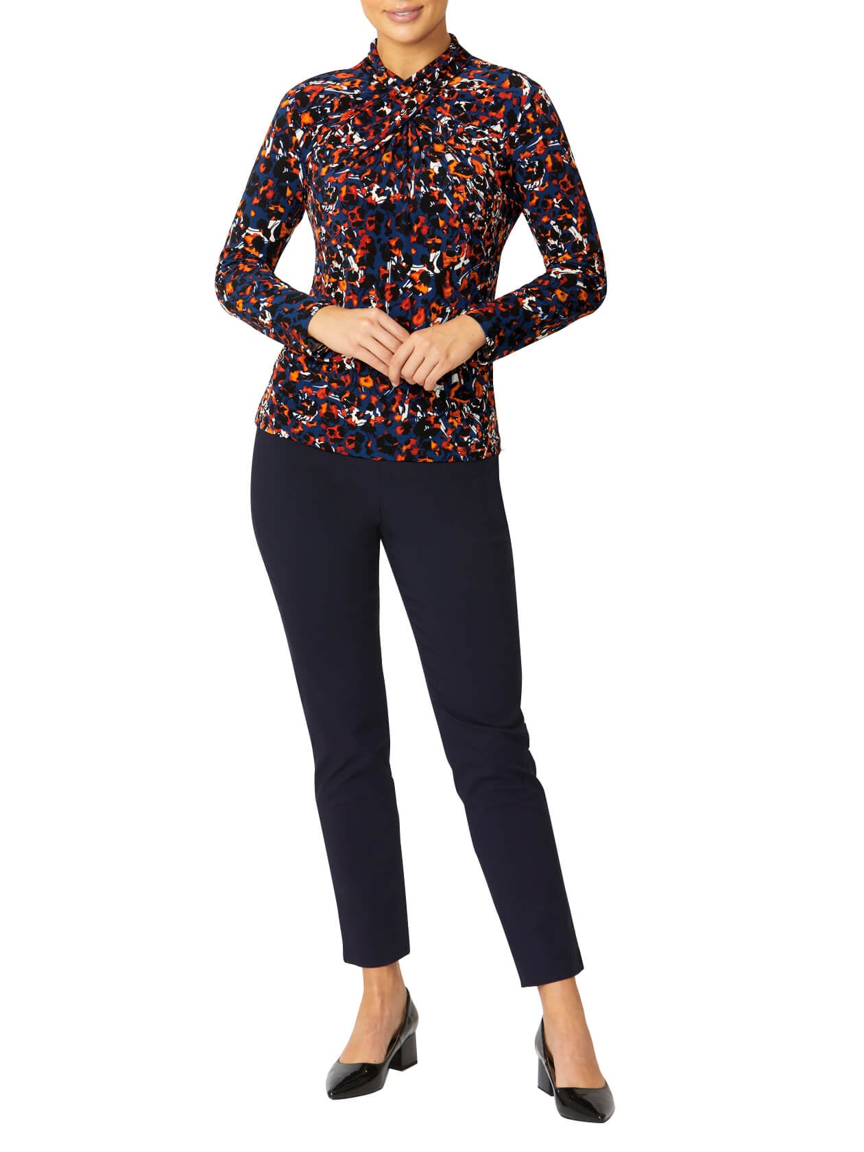 Diana Multi Colour Jersey Top