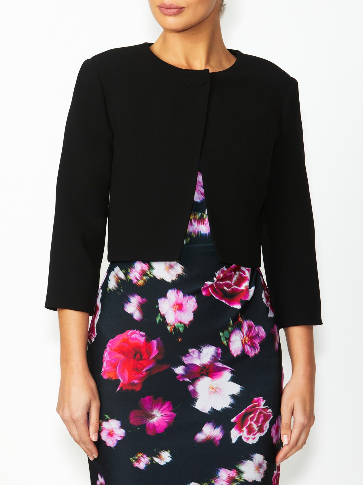 Women's Stretch Scuba Shift Dress in Print | Milena
