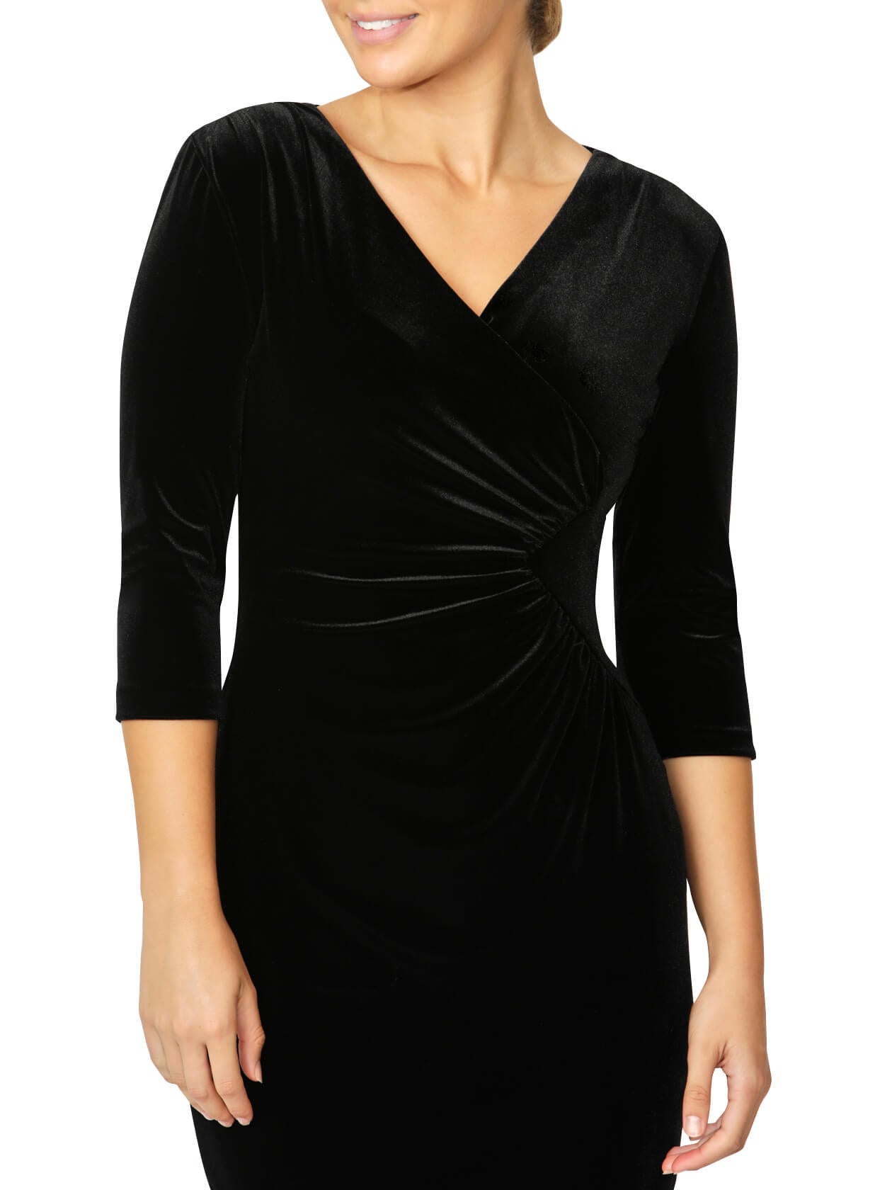 Capitol Black Velour Dress