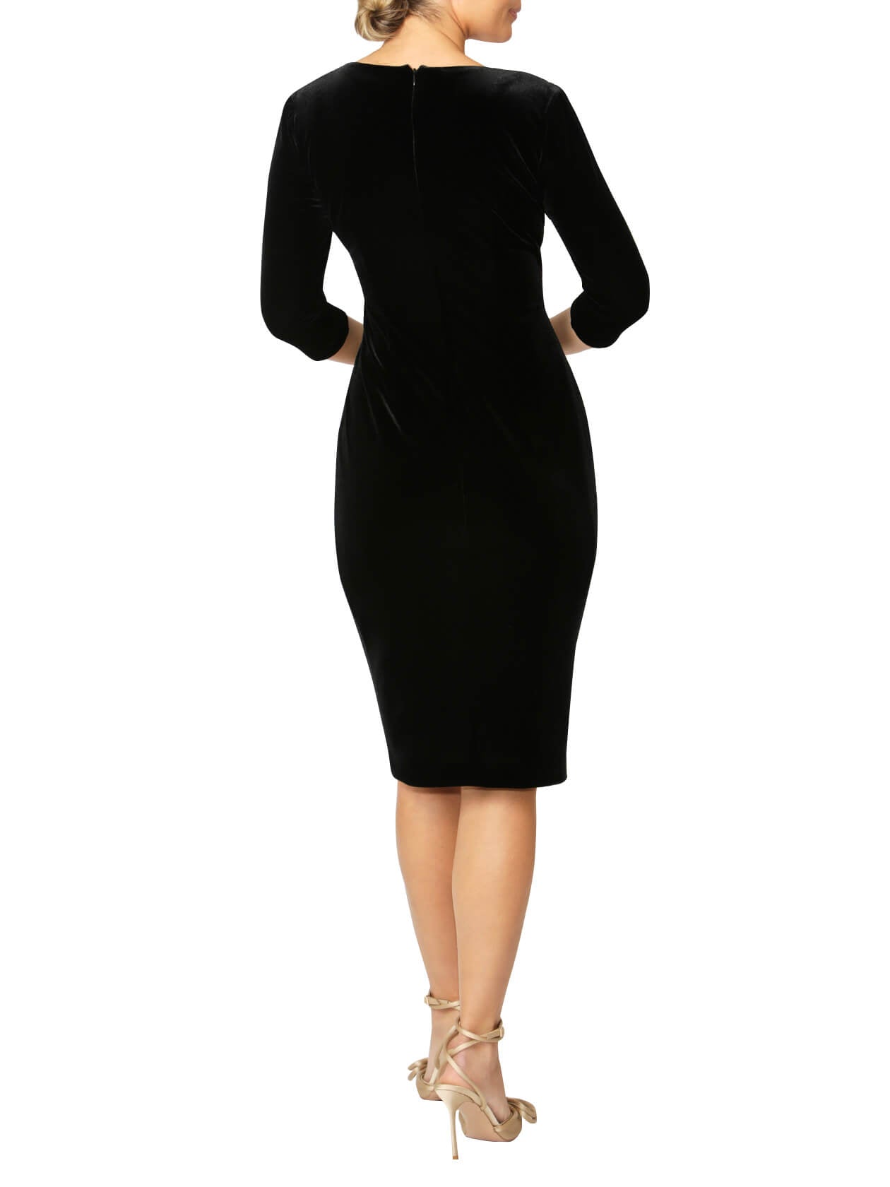 Capitol Black Velour Dress