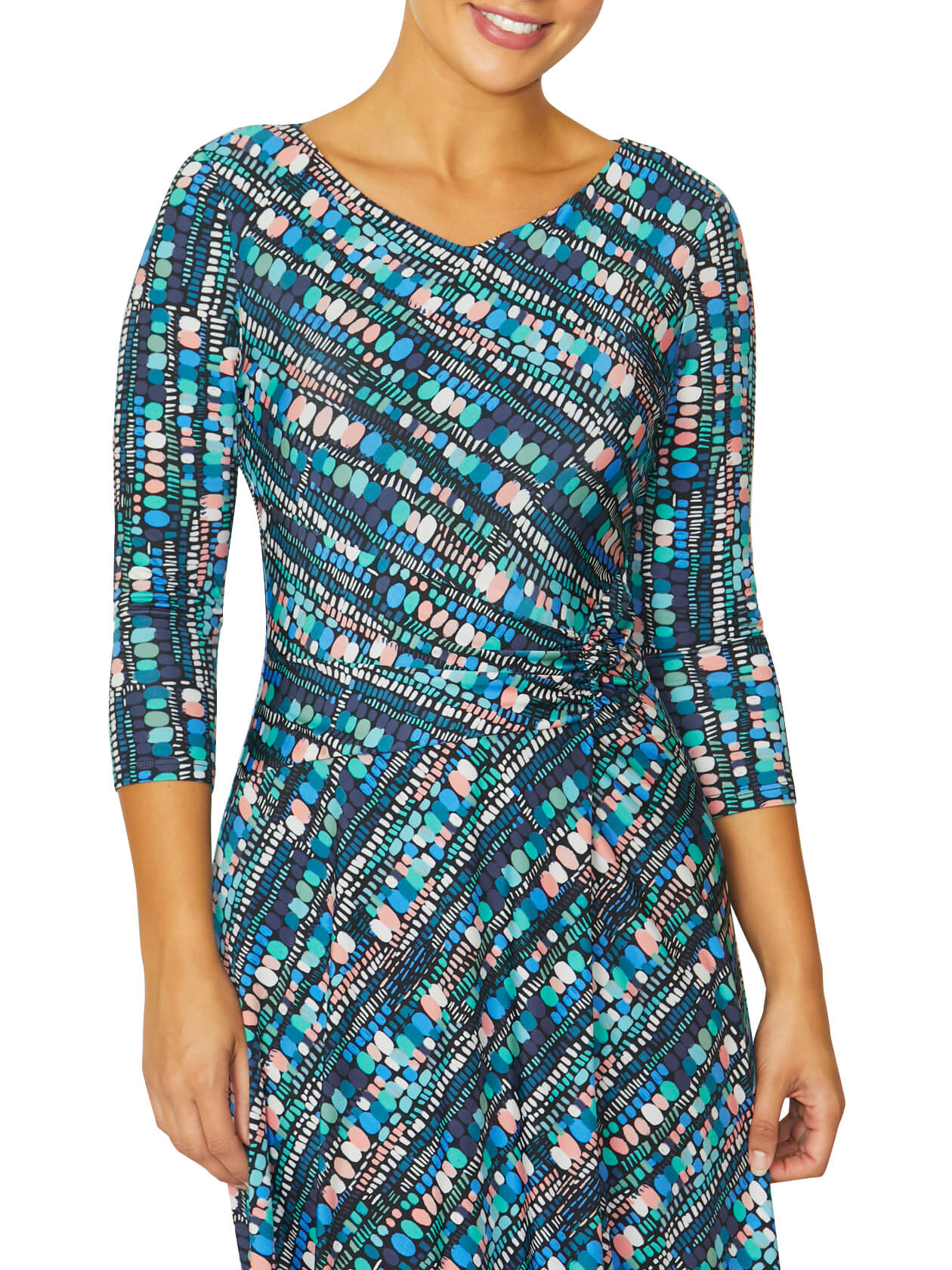 Kate Ocean Spot Jersey Dress