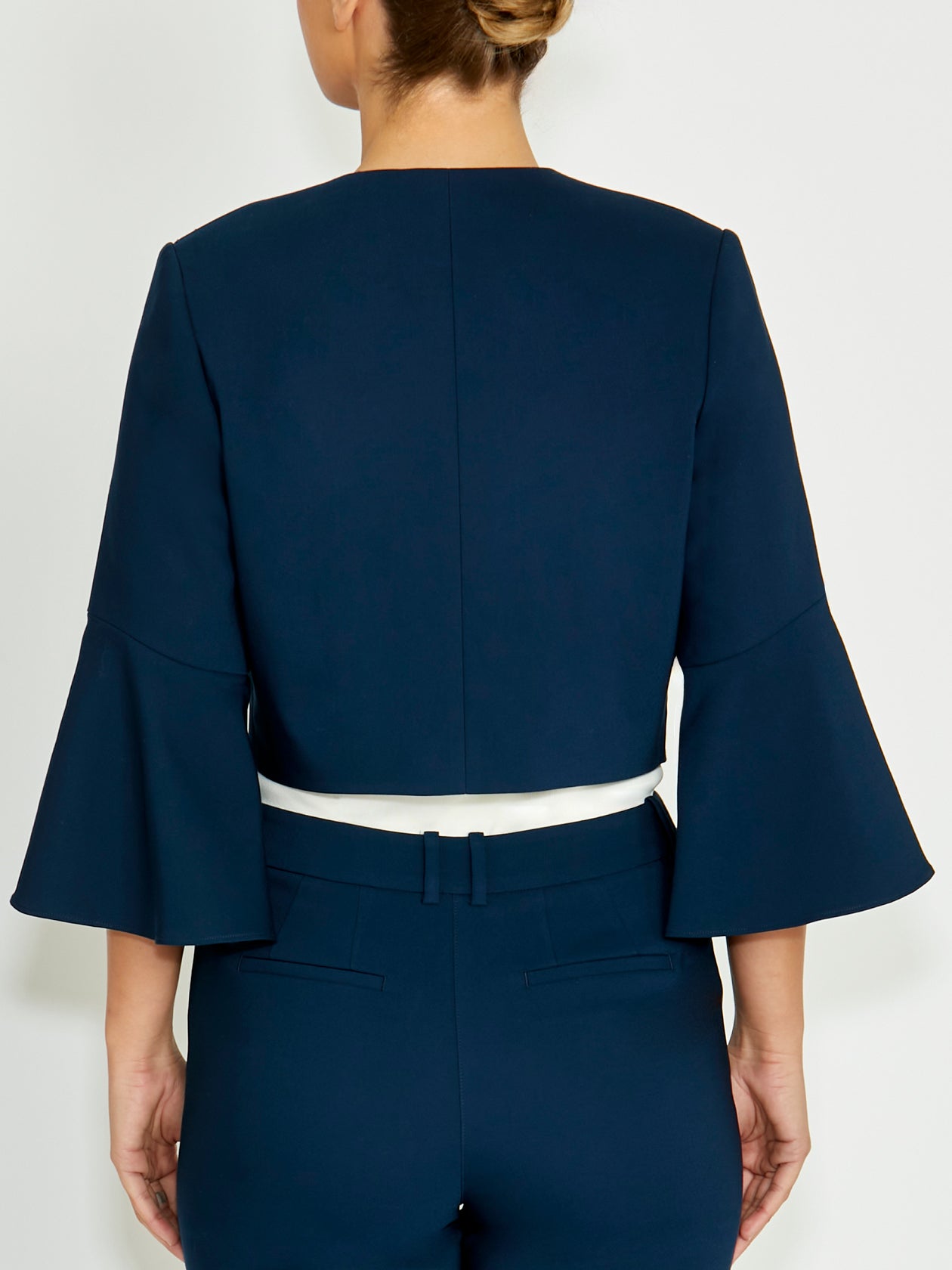 Fable Navy Crop Jacket