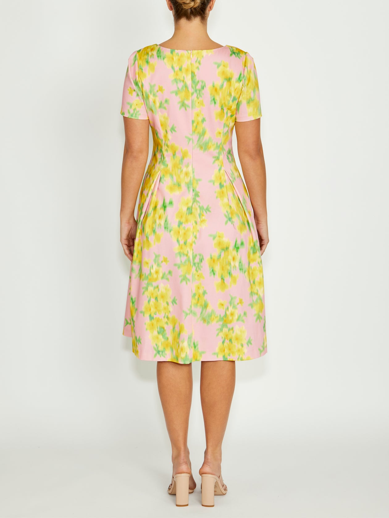 Alessandra Pink Floral Dress