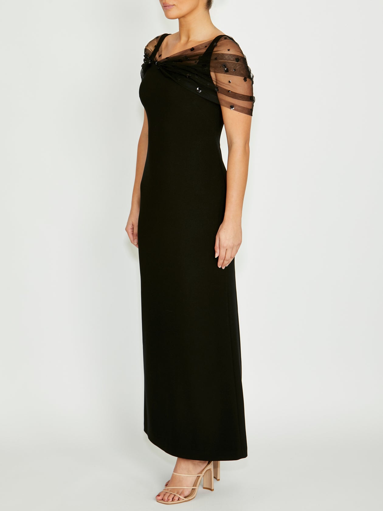 Isla Black Gown