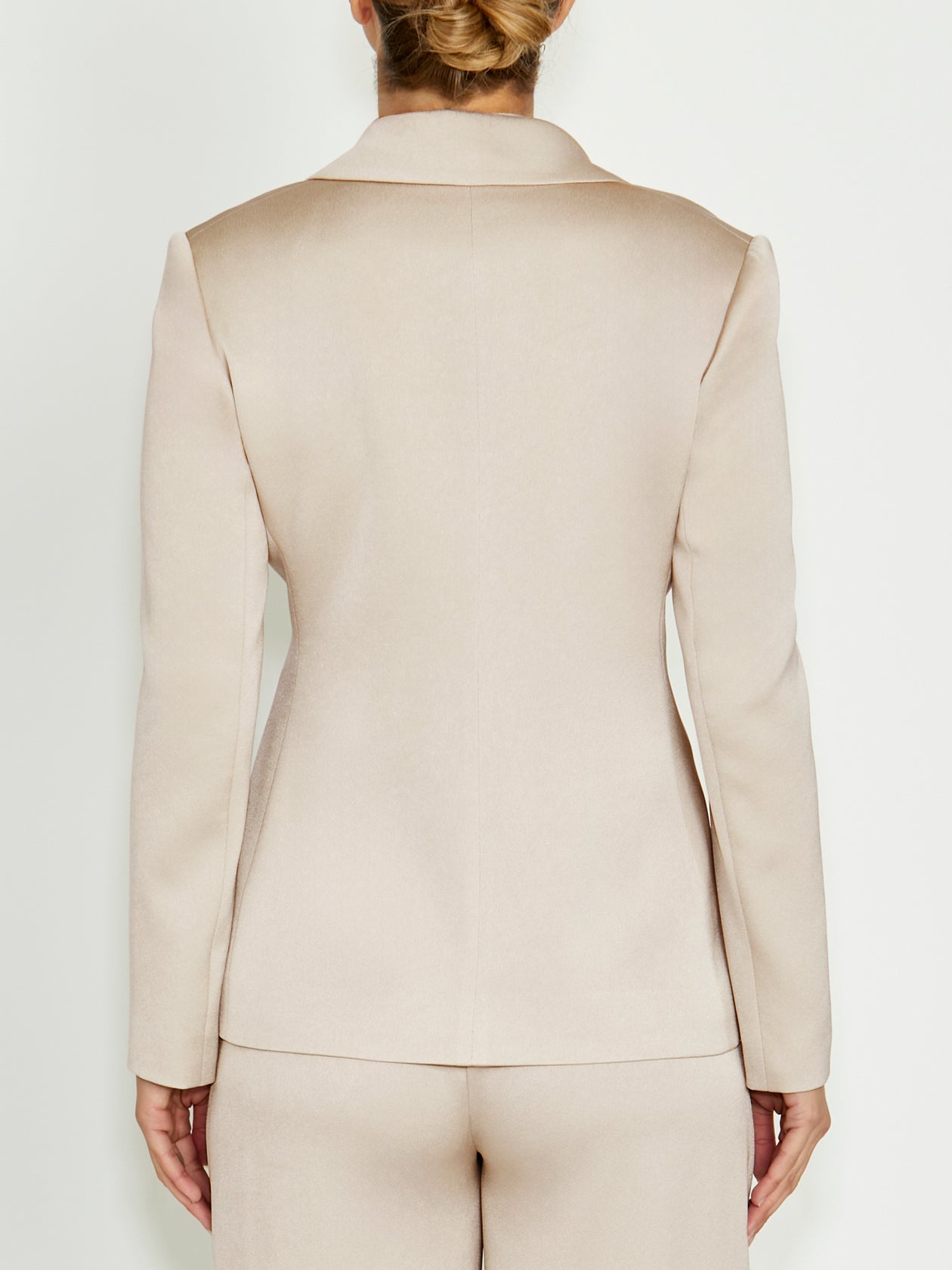 Women's Crepe Wrap Jacket in Beige | Riviera
