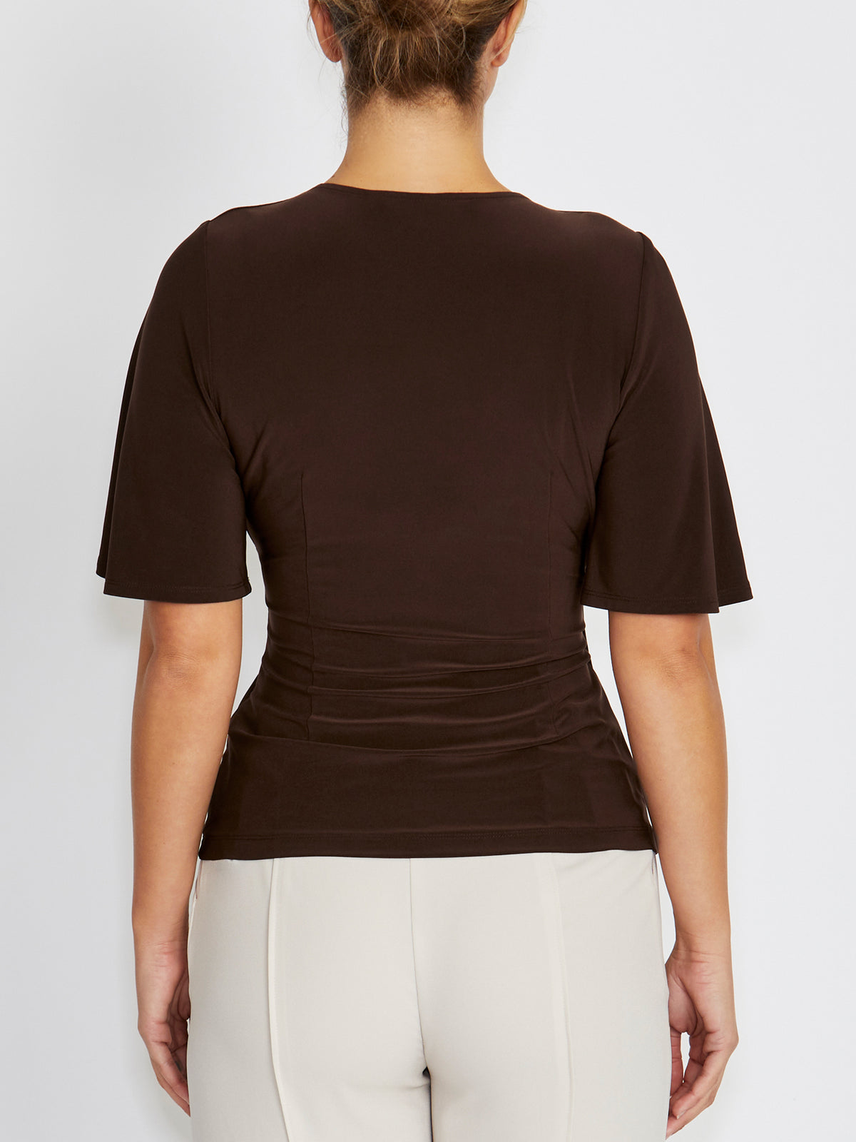 Myrah Brown Top