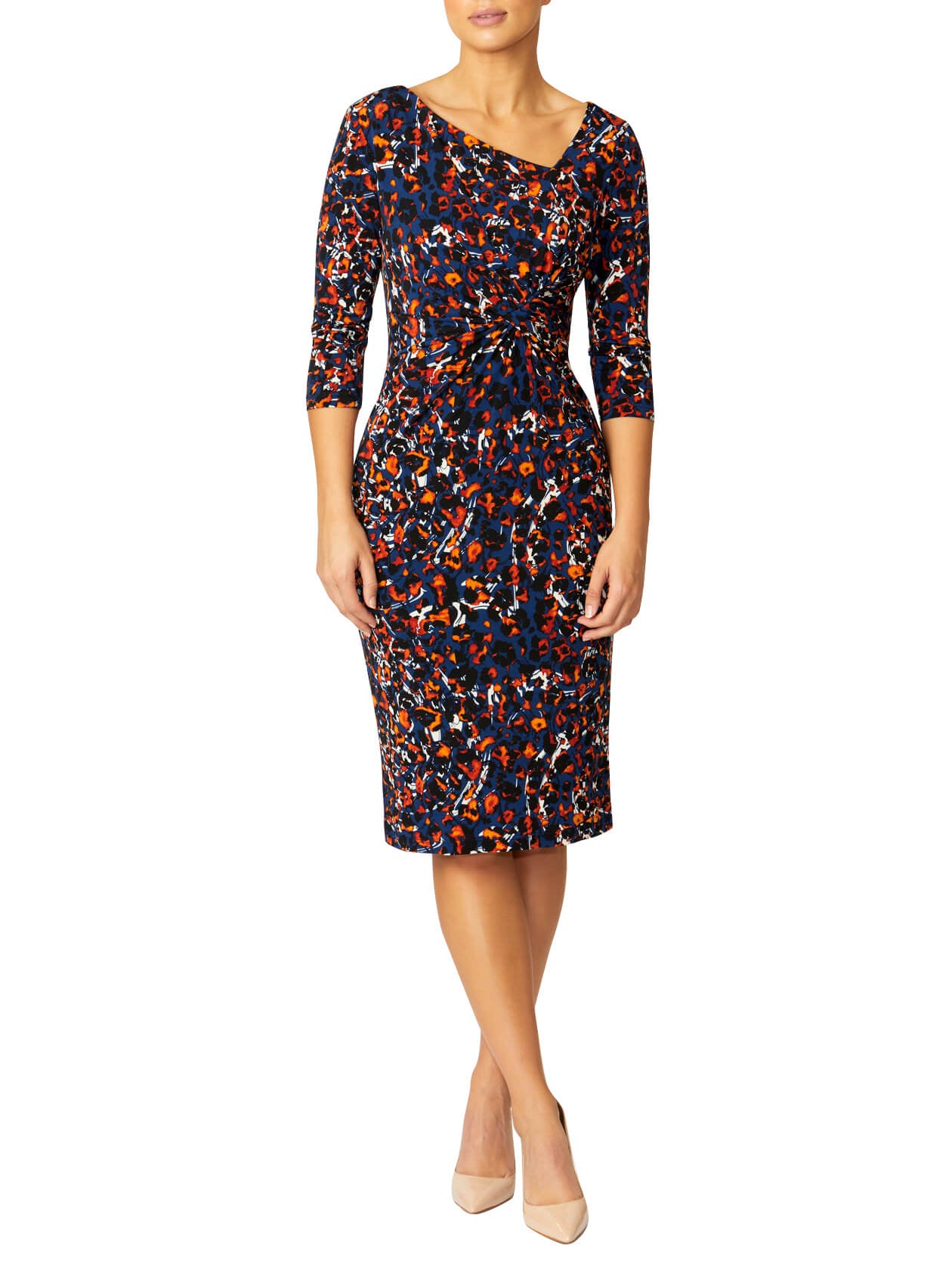 Celia Printed Jersey Dress