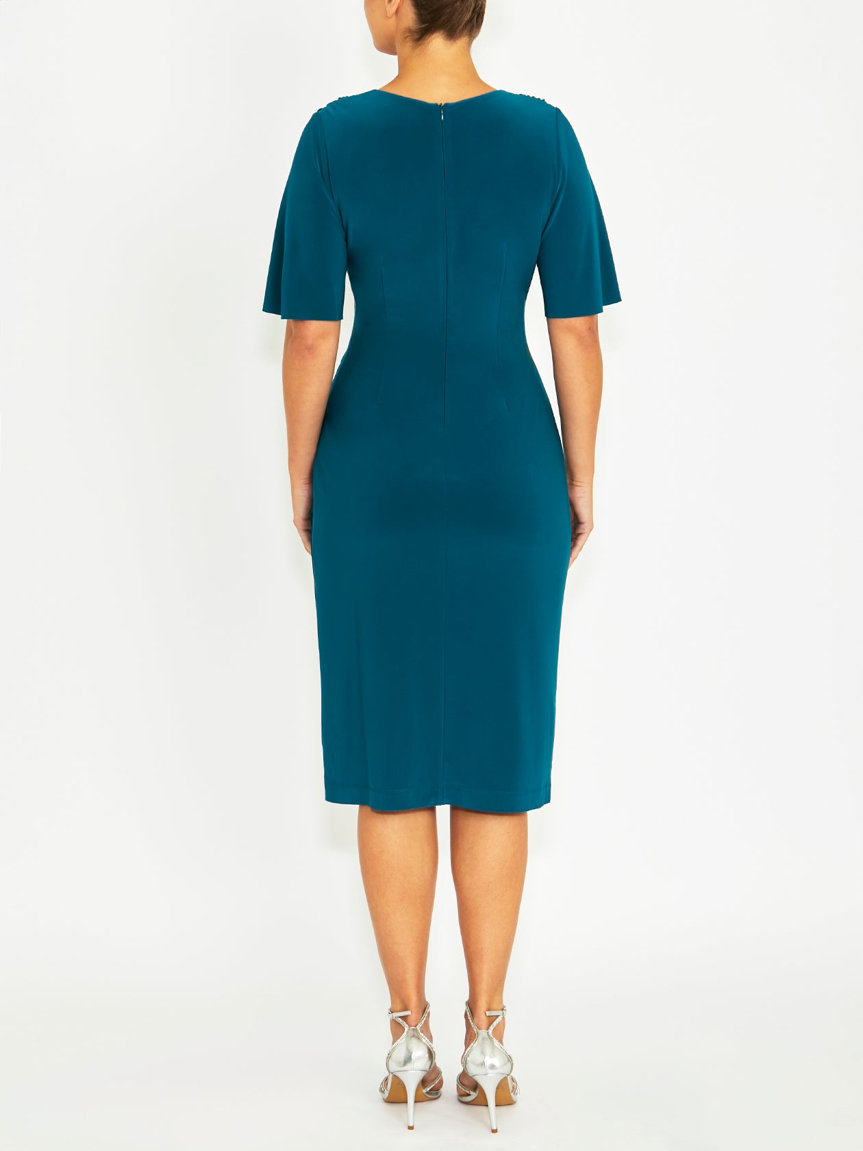 Philly Teal Jersey Dress