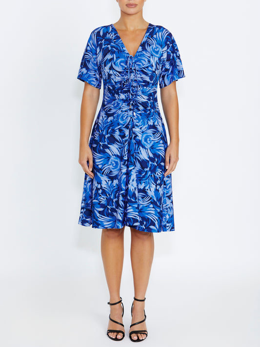 Shelly Blue Jersey Dress