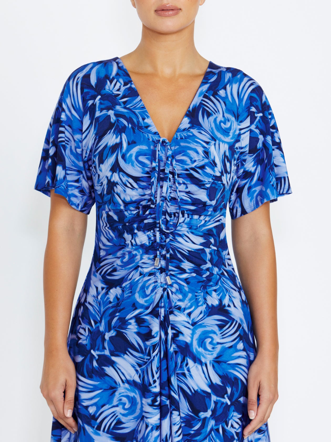 Shelly Blue Jersey Dress
