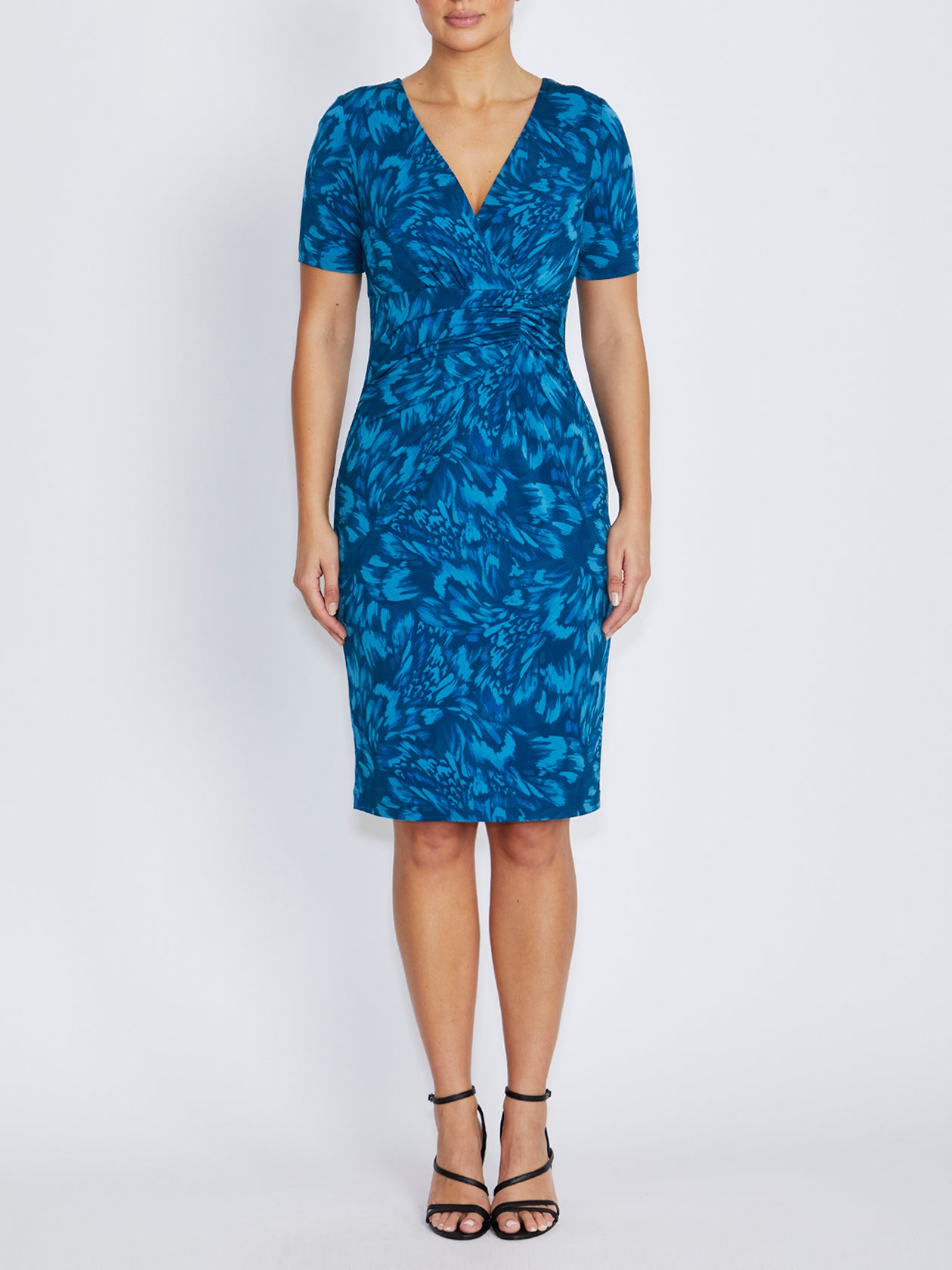 female jersey dress Women's in Blue Princess Polly Martie Structured size:Size 5-6/3-YEAR Print:Gingham