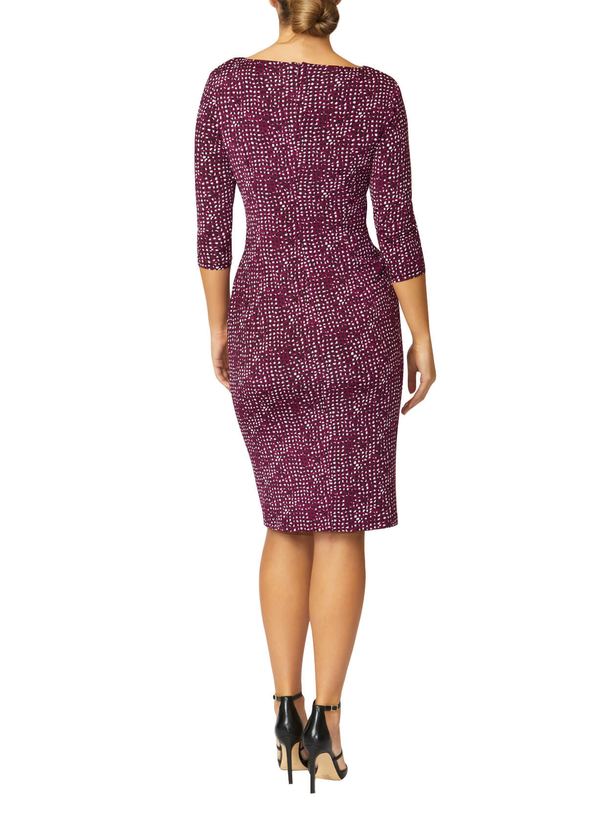 Verona Berry Confetti Jersey Dress