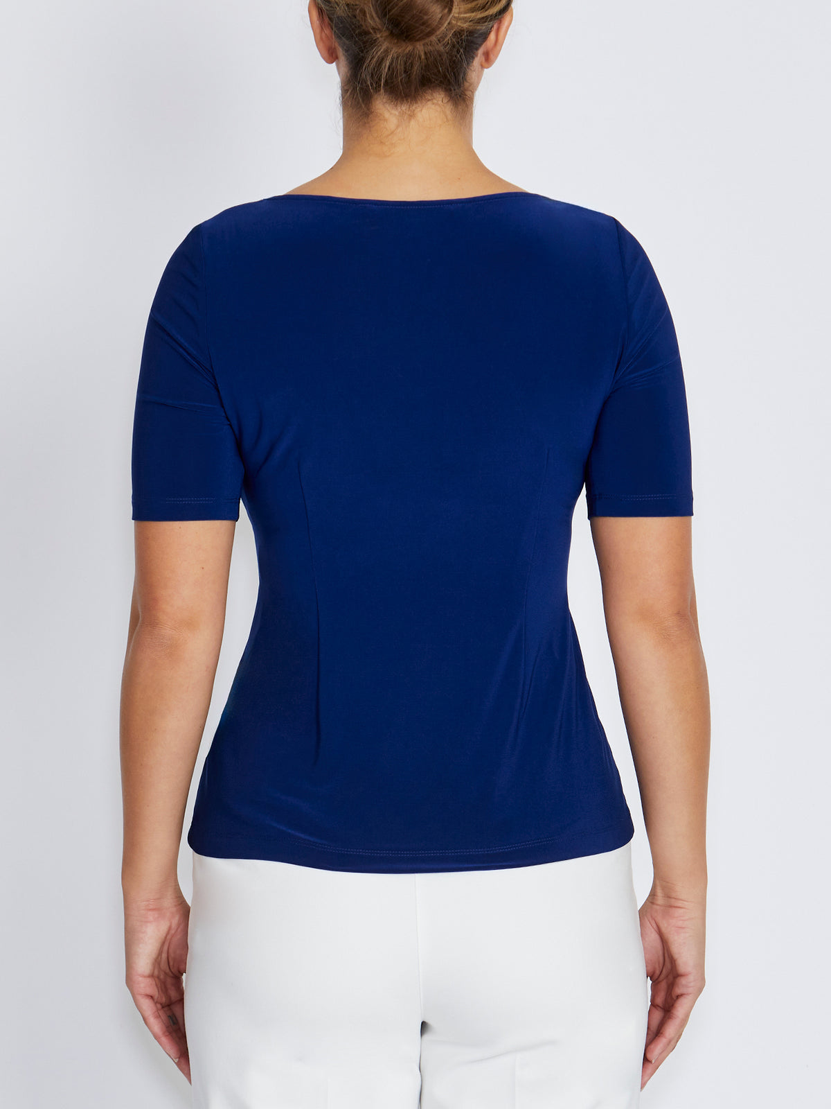 Orla Dark Blue Jersey Top