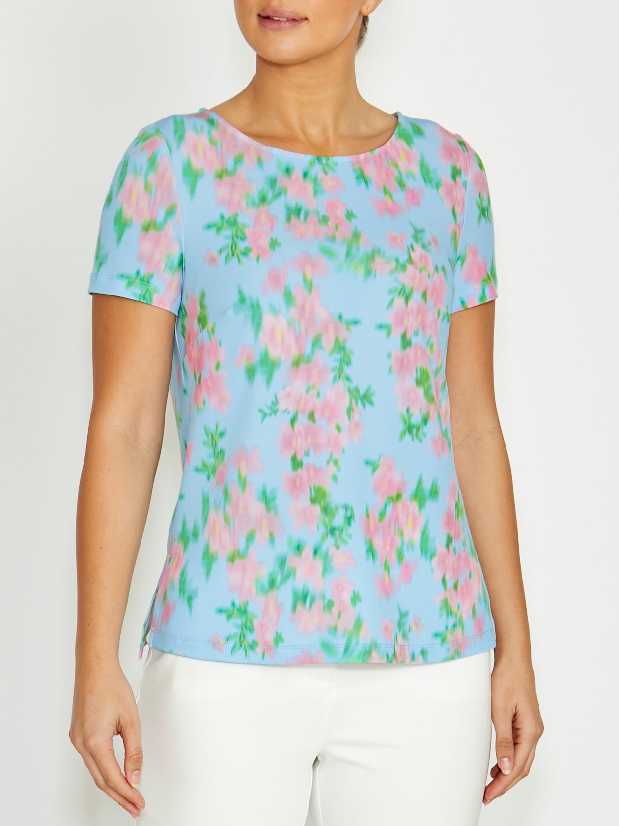 Remy Floral Haze Jersey Top