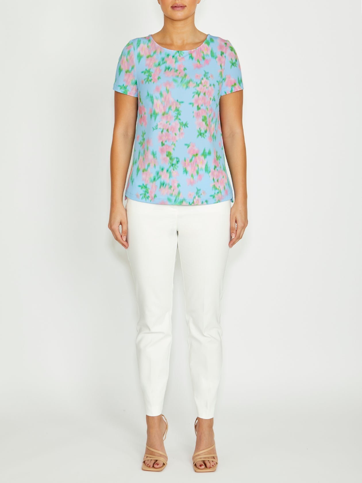 Remy Floral Haze Jersey Top