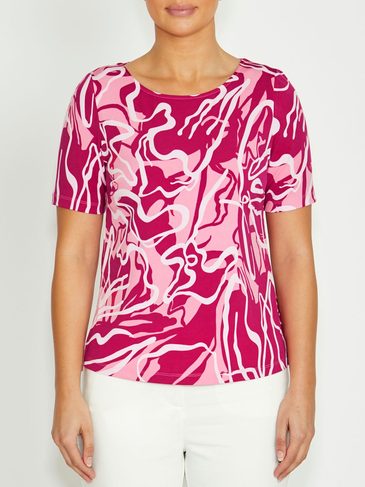Renee Waterline Jersey Top