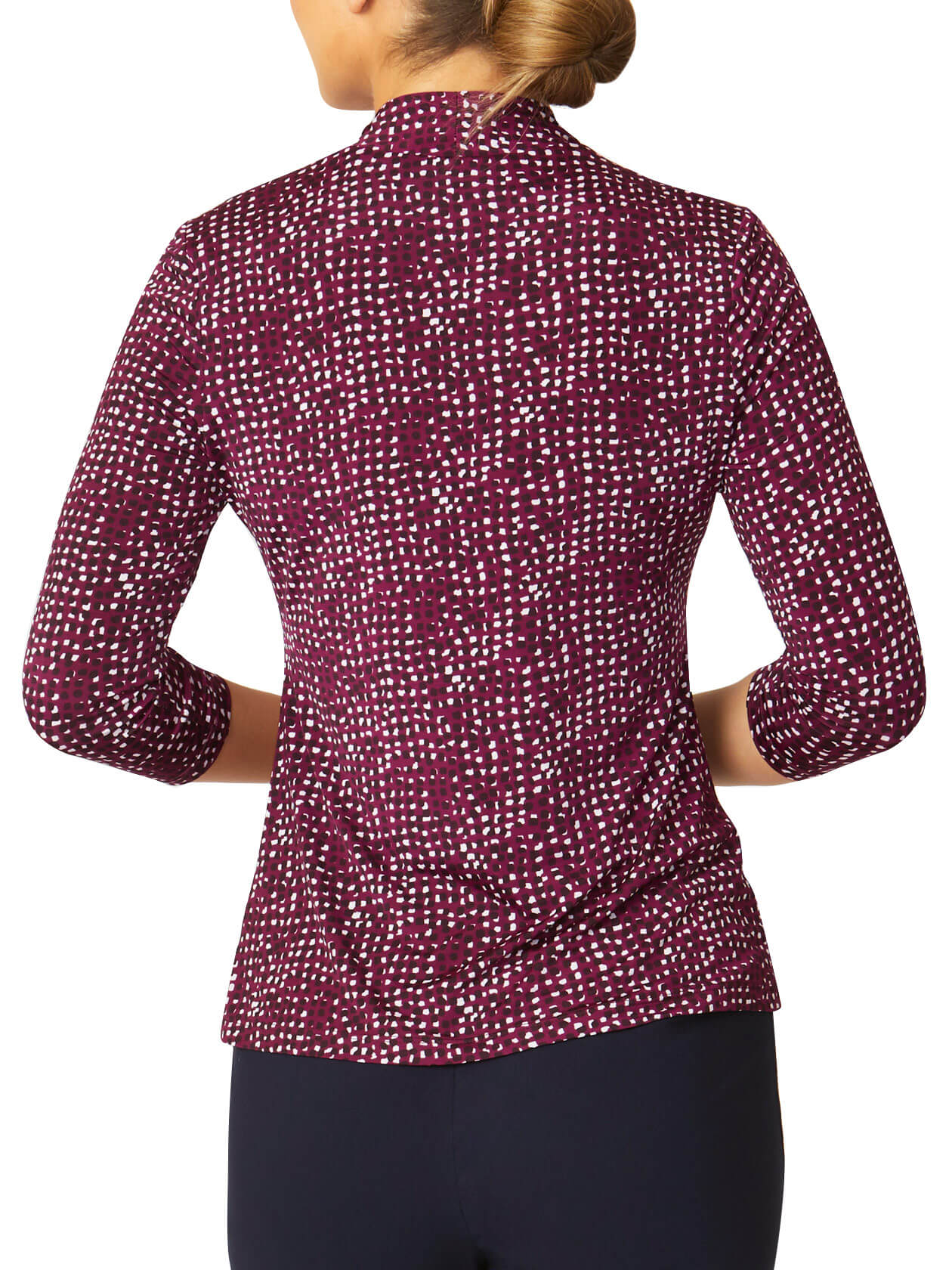 Cora Berry Confetti Jersey Top