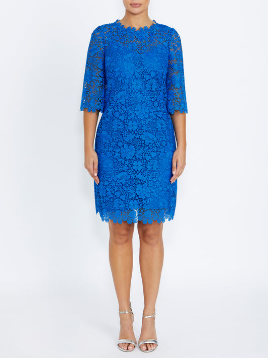 Haisley Azure Lace Dress