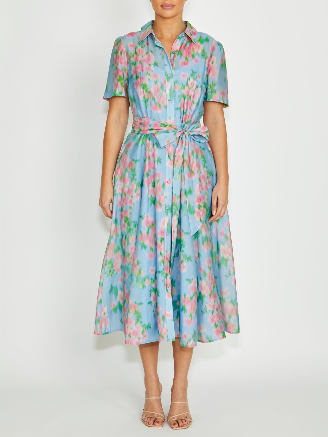 Lilliana Floral Haze Shirtdress