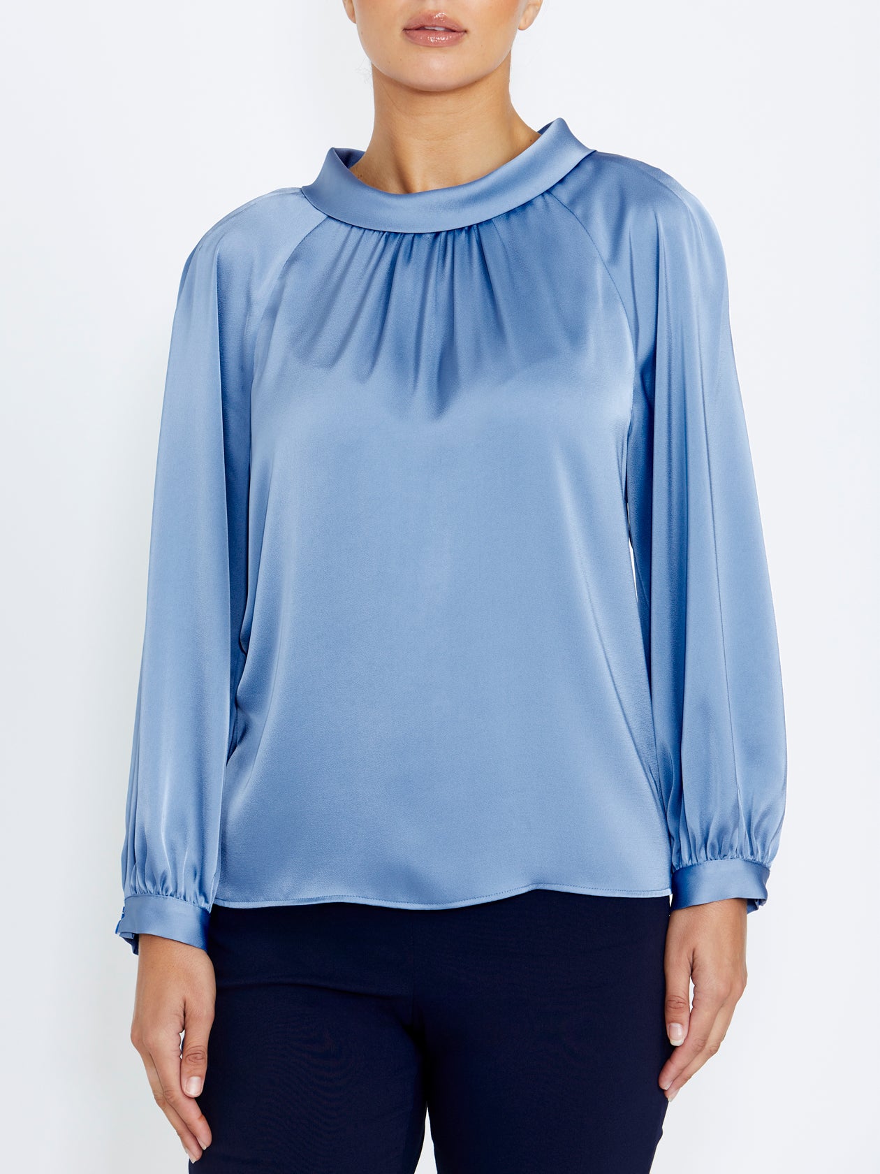 Evelyn Light Blue Top