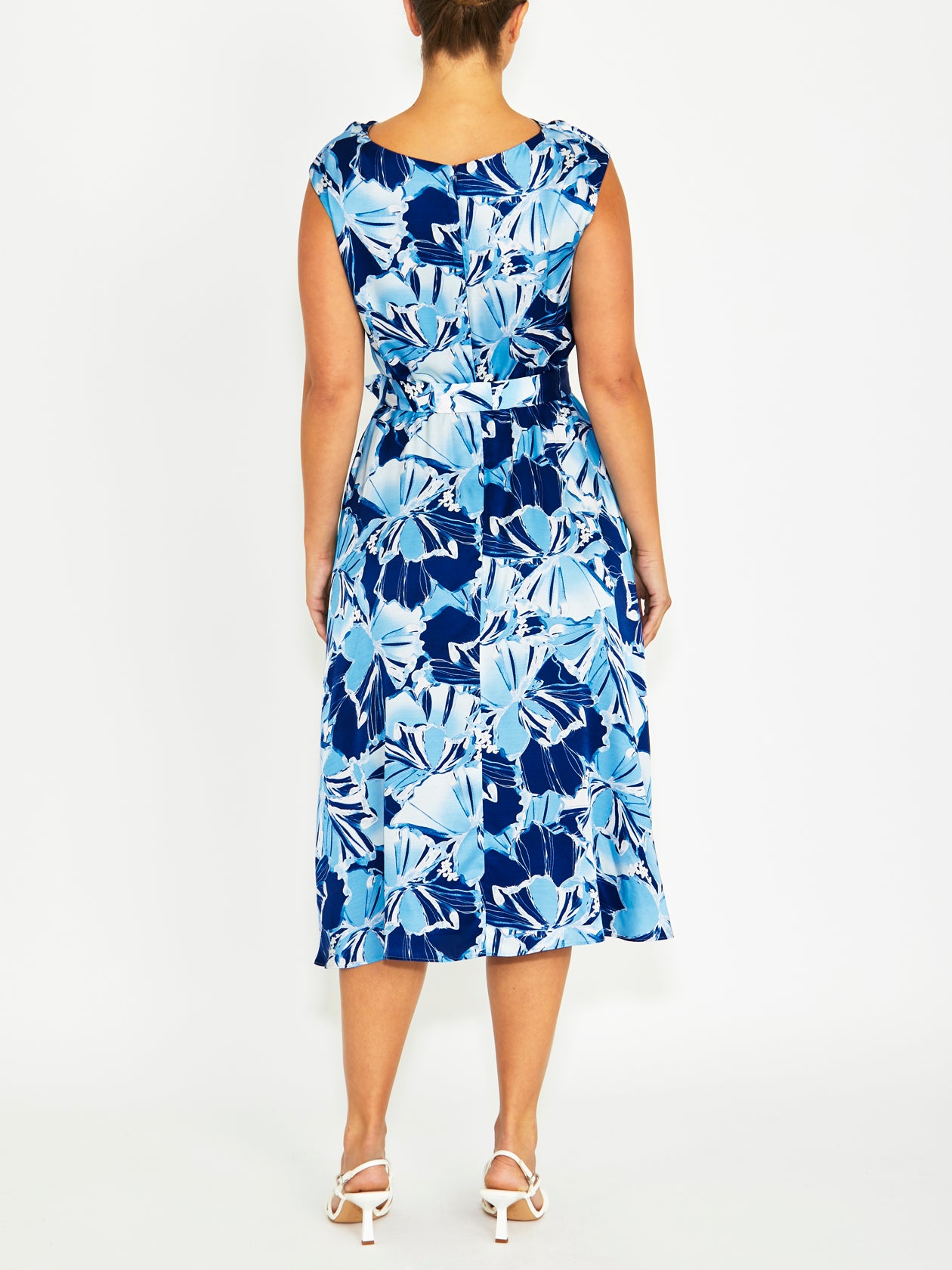 Carina Glacier Silk Dress