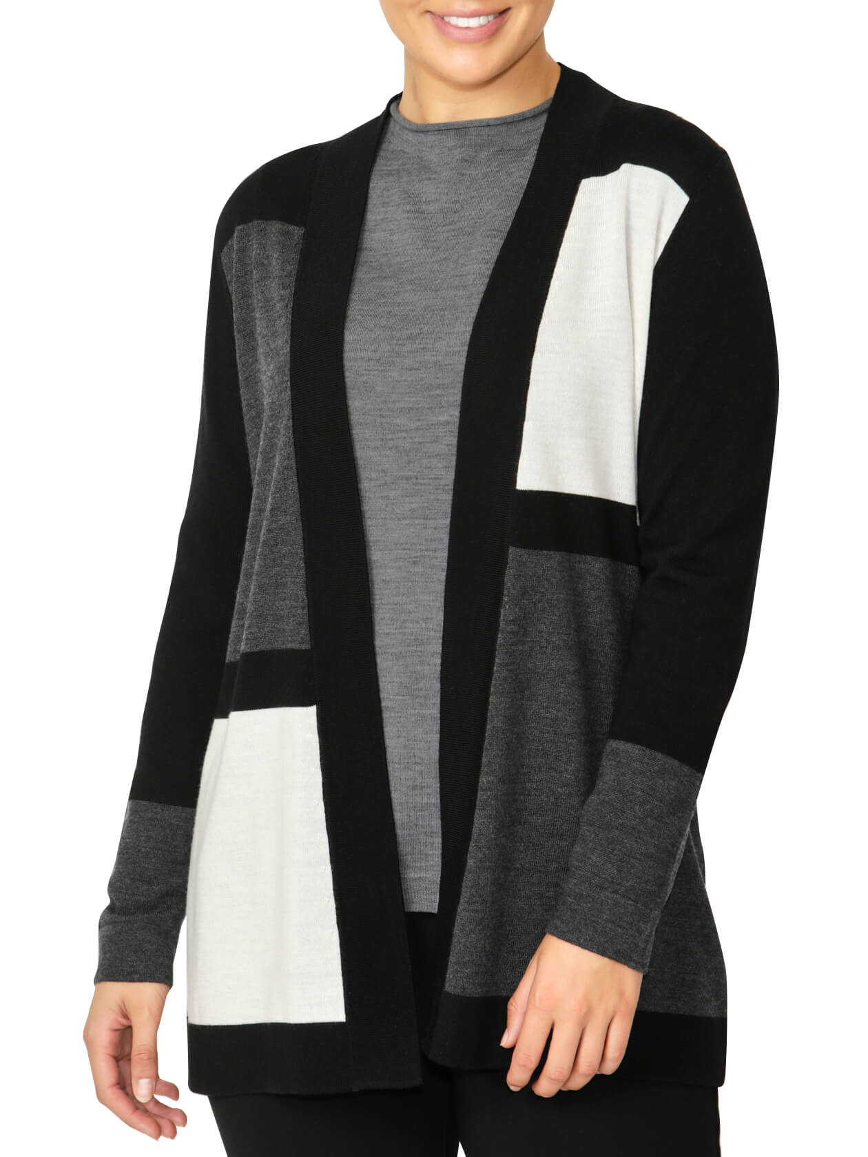 Ashley Colour Block Cardigan