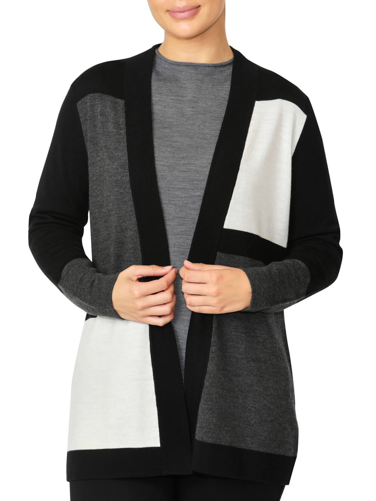 Ashley Colour Block Cardigan