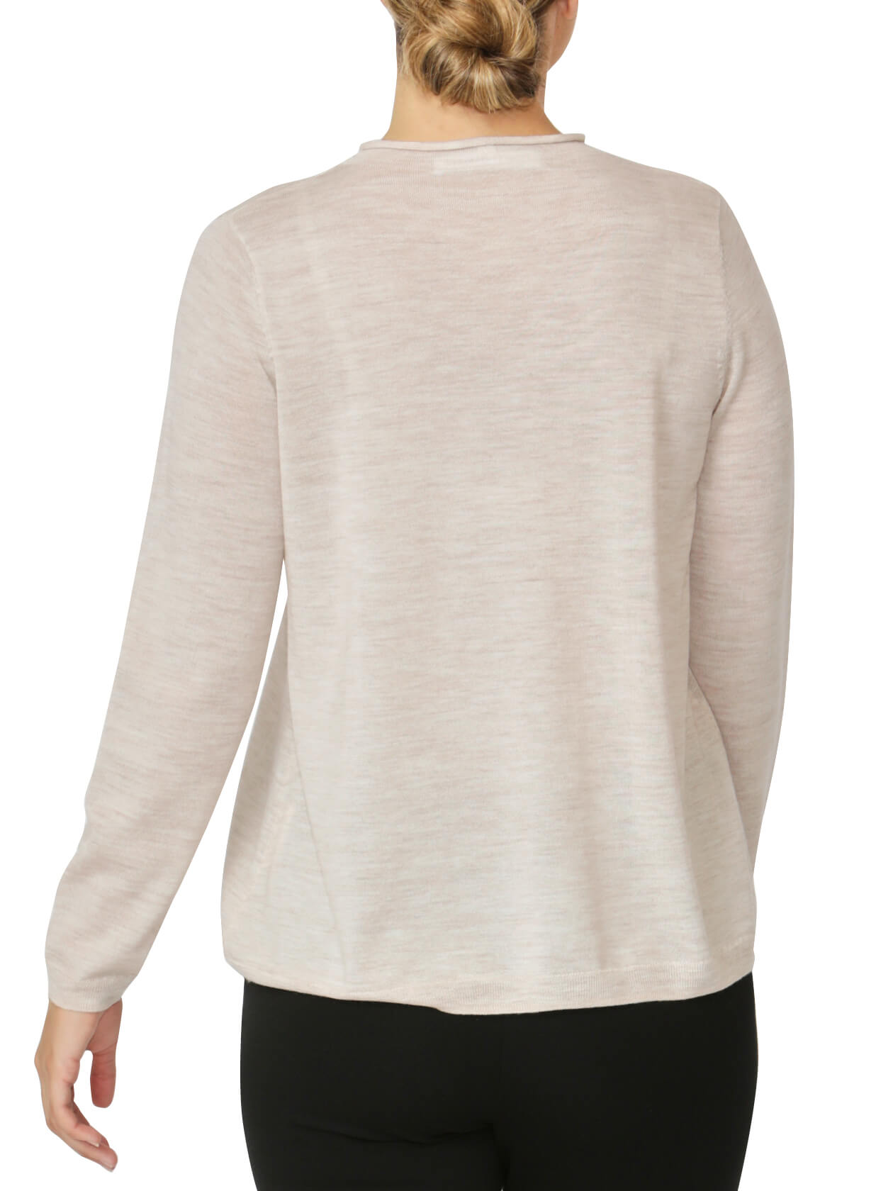 Gwen Oatmeal Funnel Neck Sweater