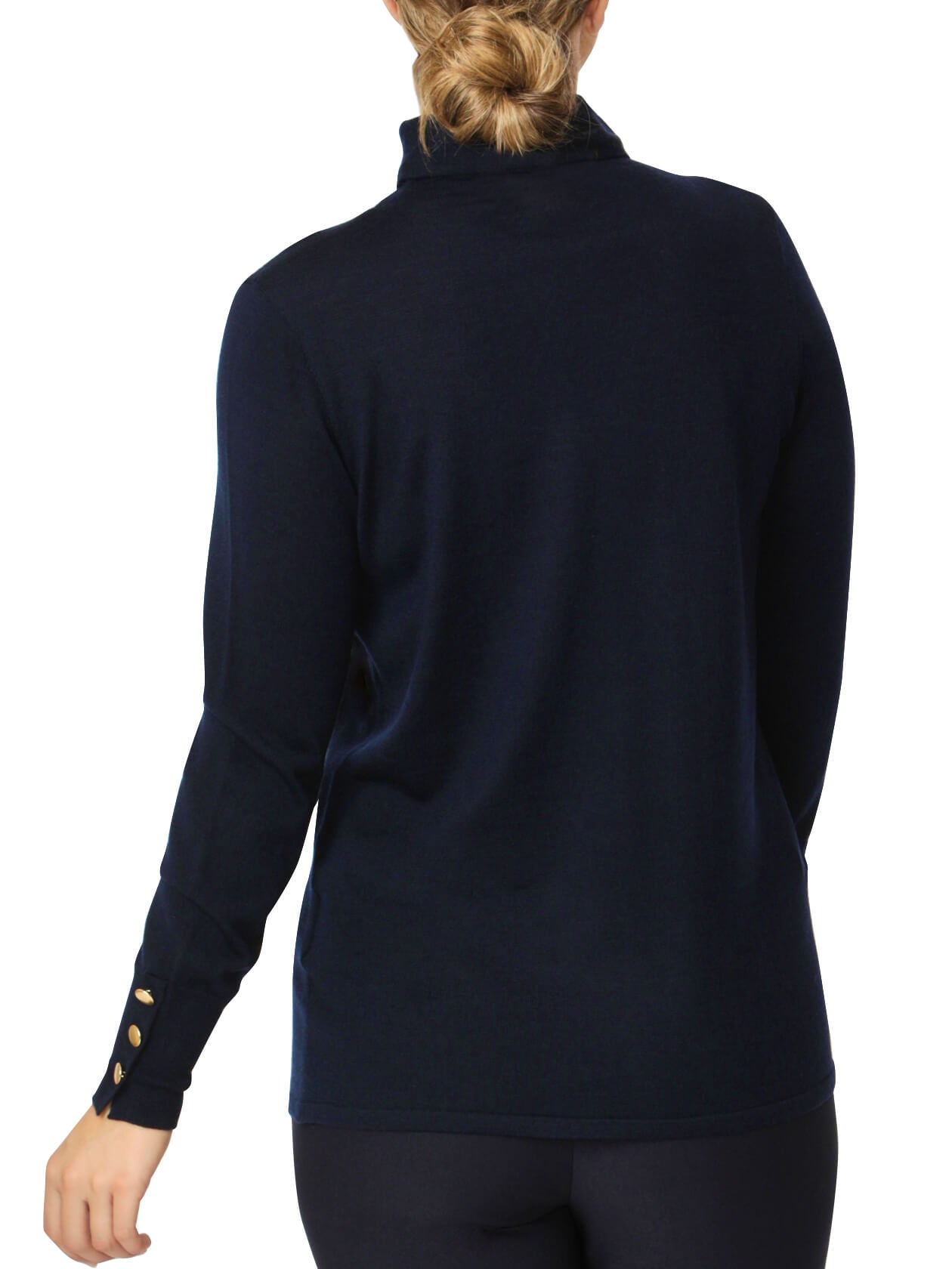 Blair Navy Turtleneck Sweater
