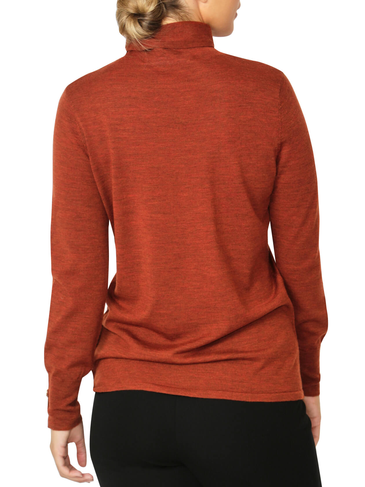 Blair Rust Turtleneck Sweater