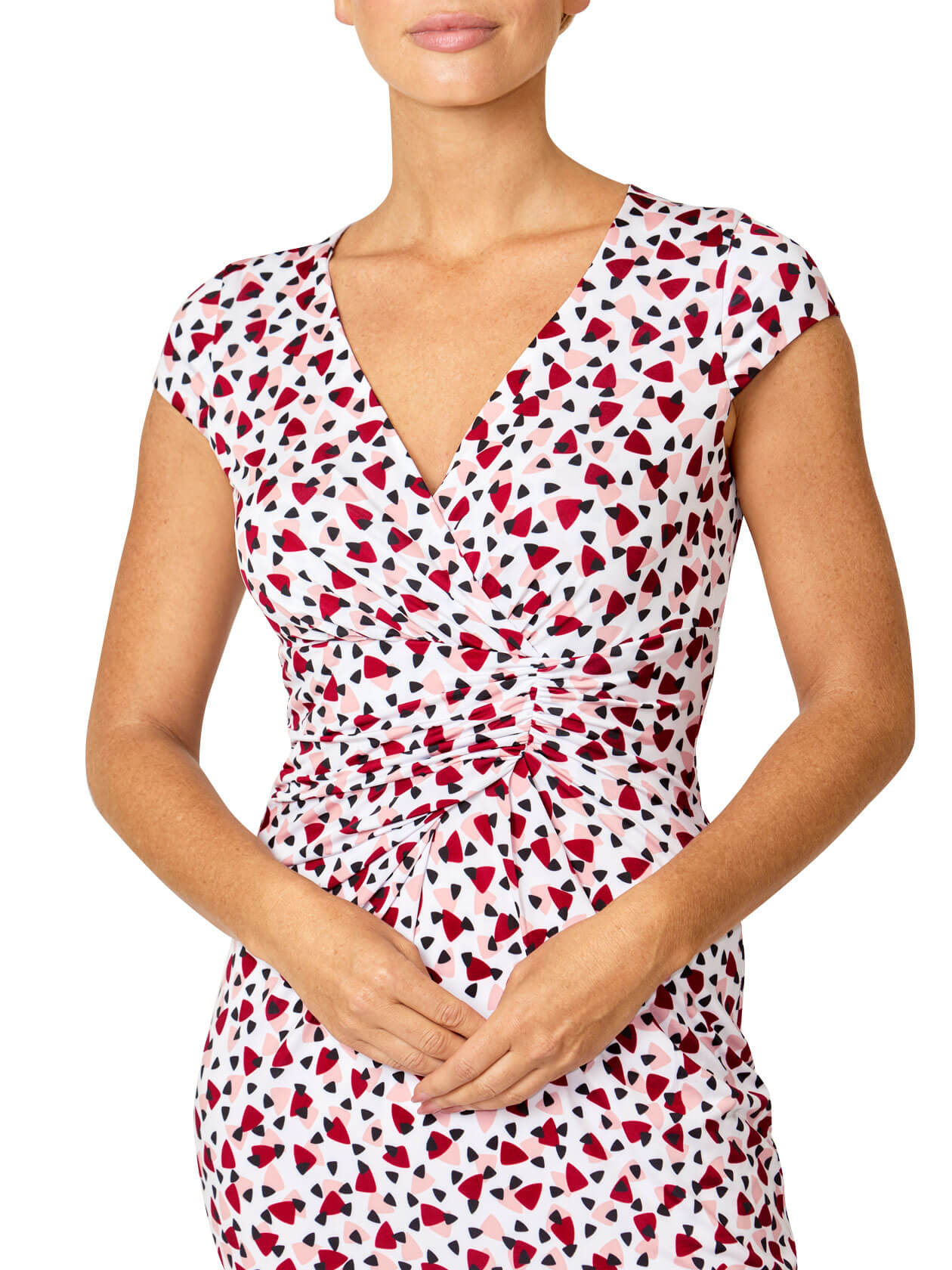 Emelynn Multi Geo Jersey Dress
