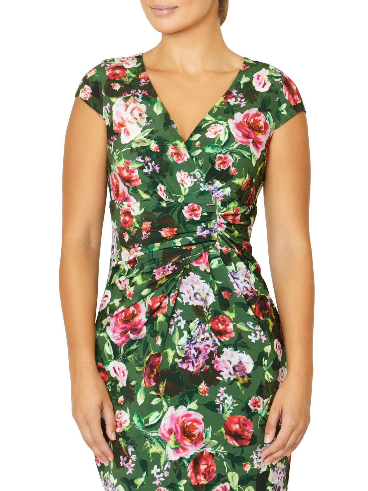 Emelynn Garden Flower Jersey Dress