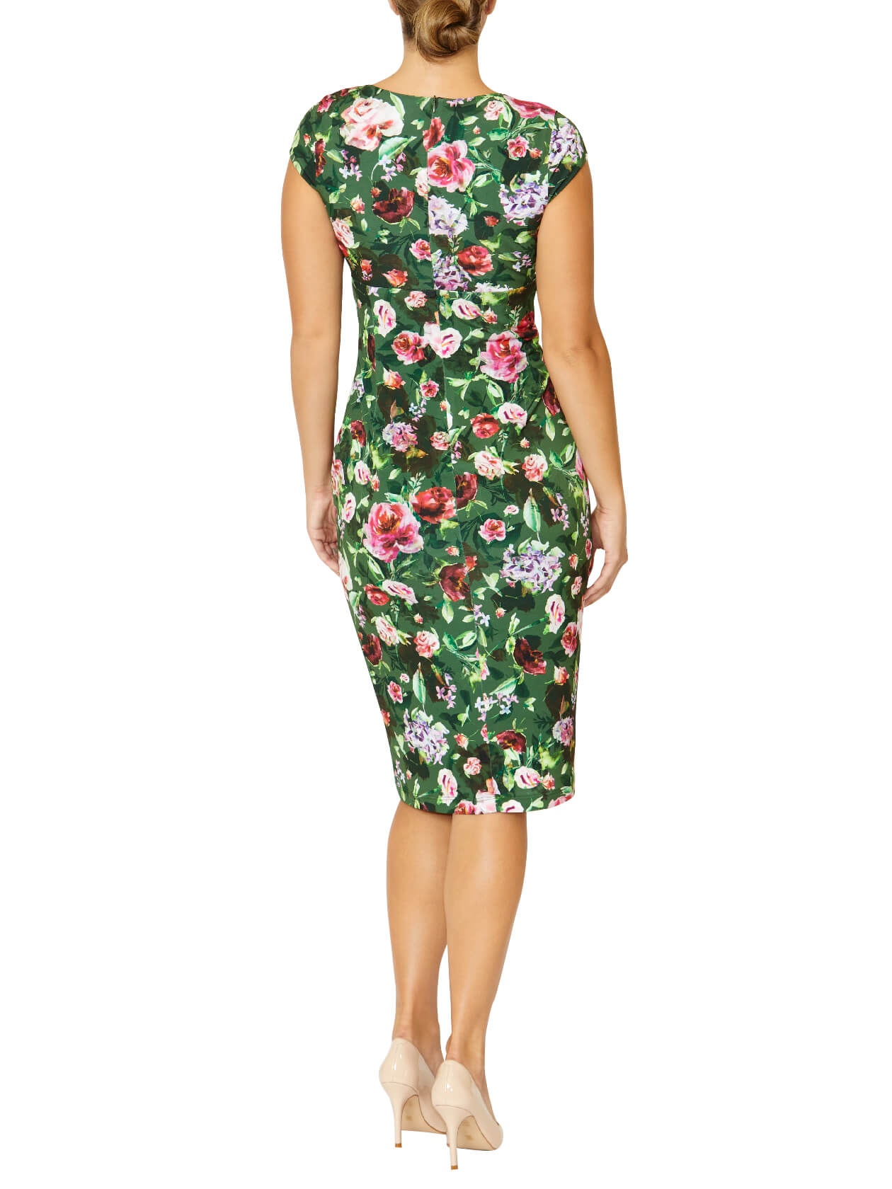 Emelynn Garden Flower Jersey Dress