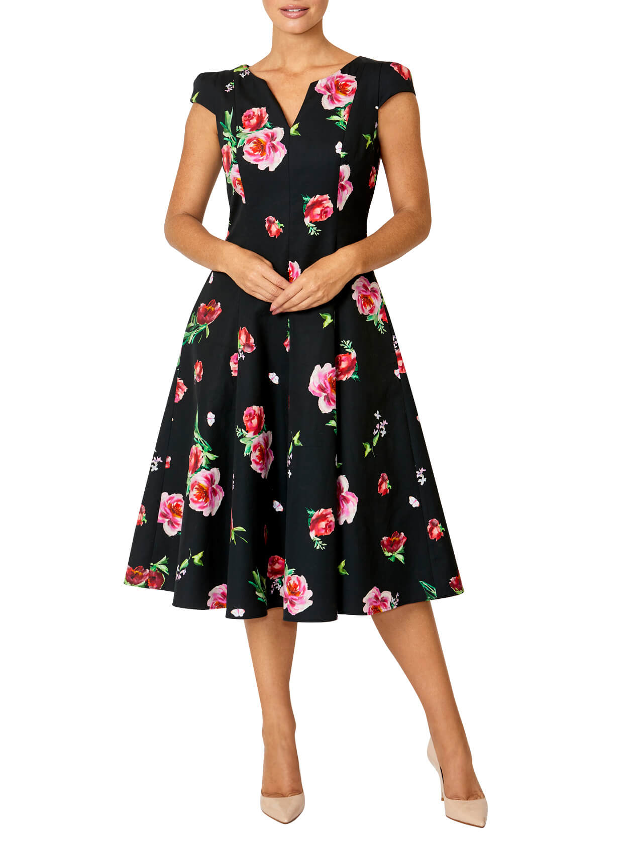 Cotton A-Line Dress