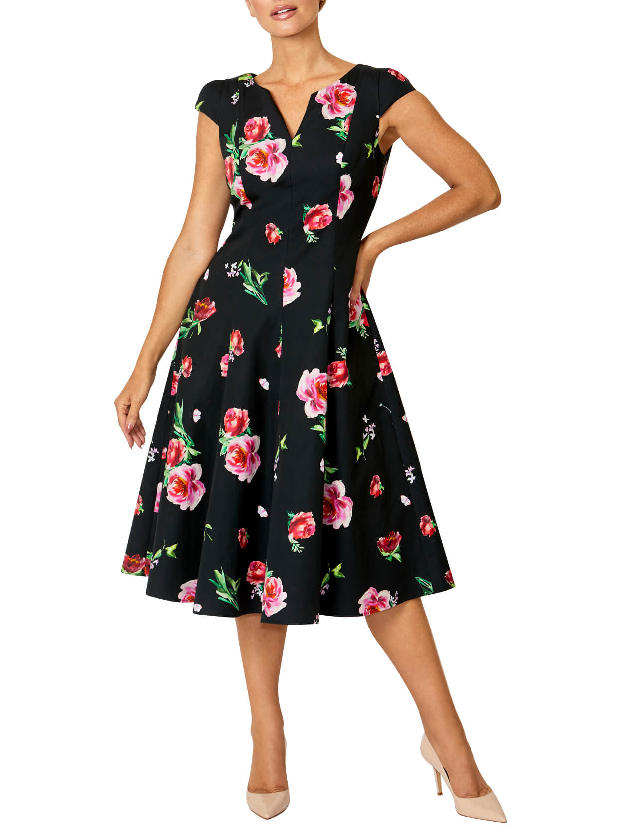 Cotton A-Line Dress