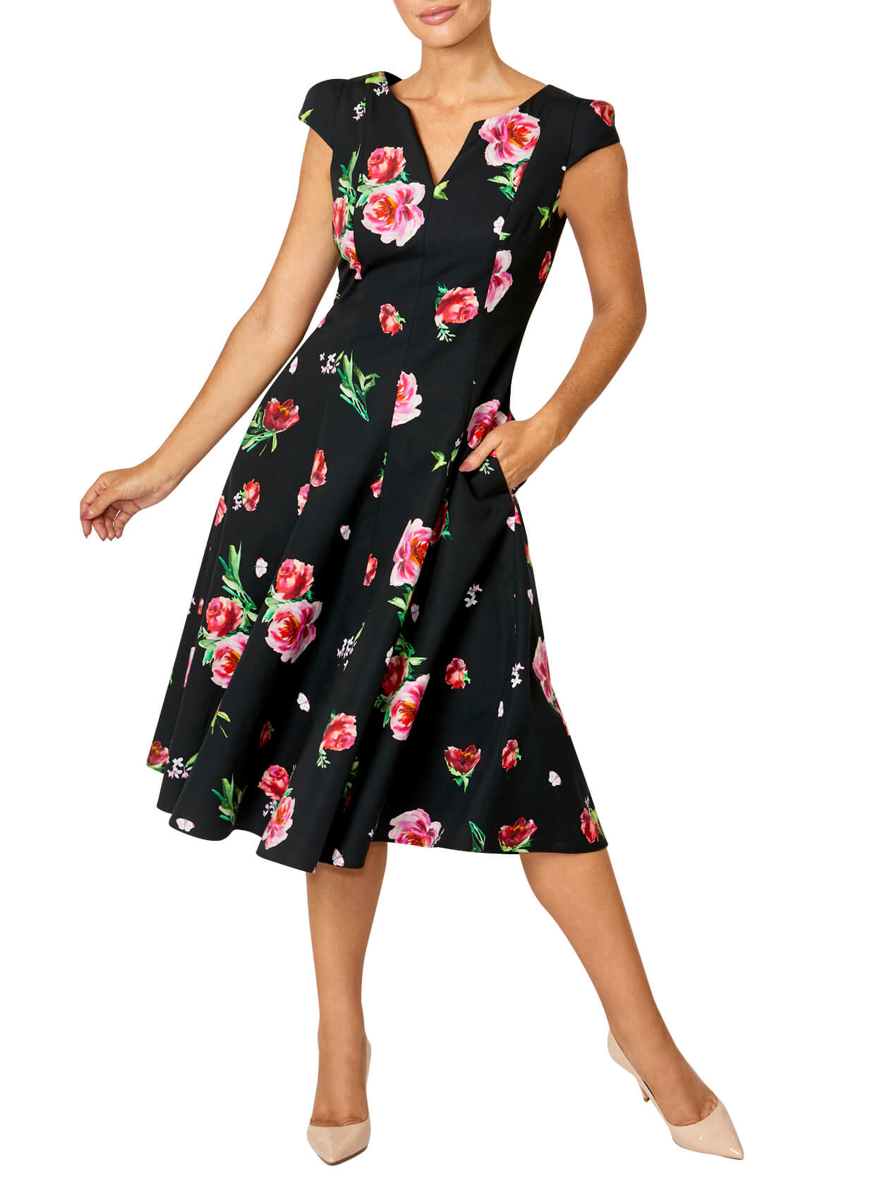 Cotton A-Line Dress