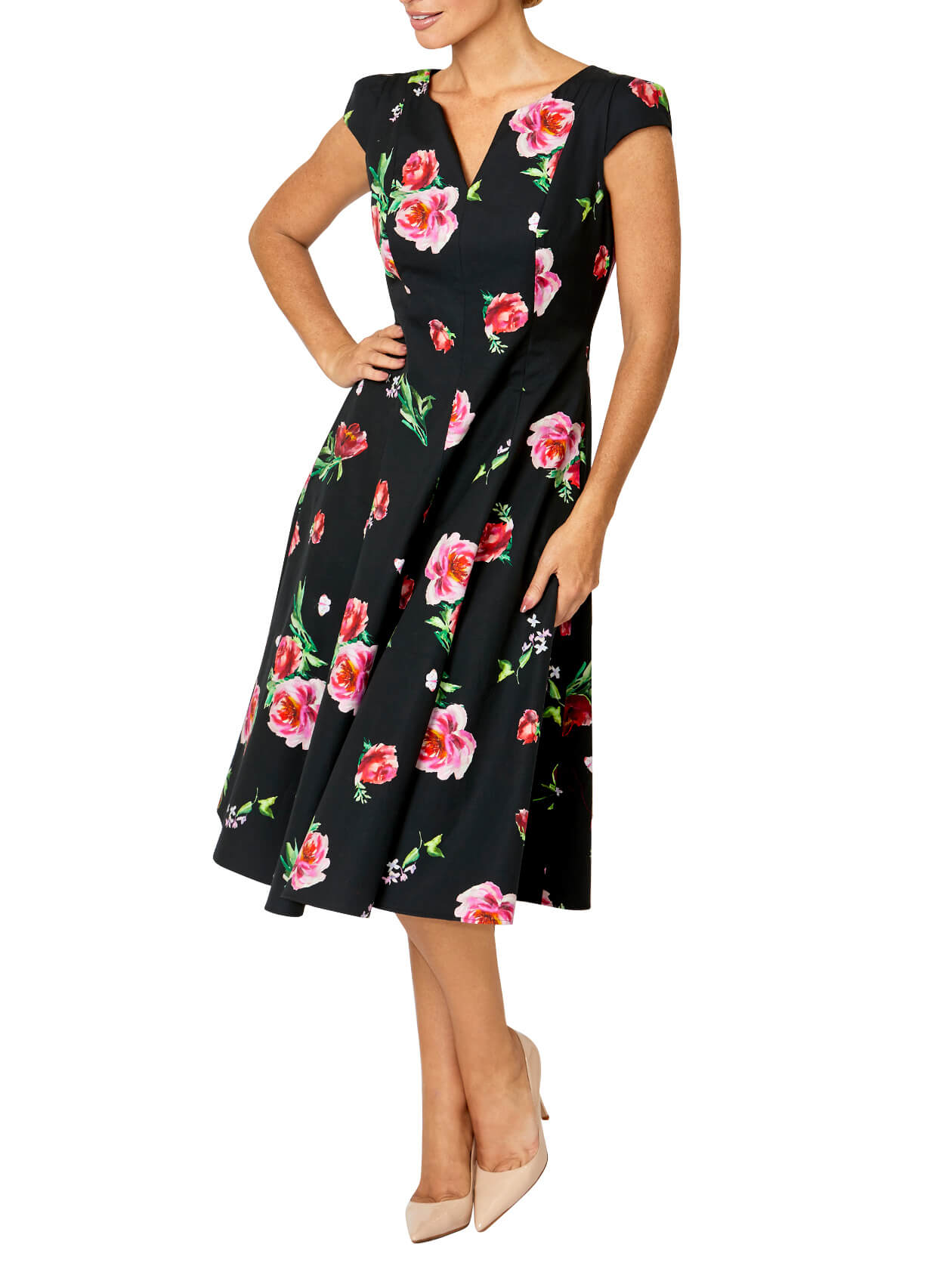Cotton A-Line Dress