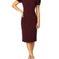 Thea Merlot Dress