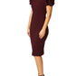 Thea Merlot Dress