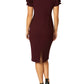 Thea Merlot Dress