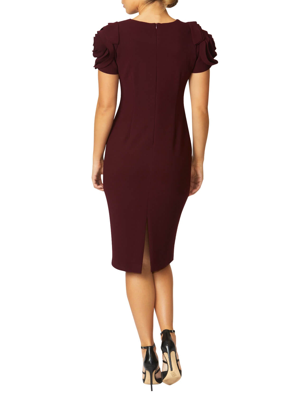 Thea Merlot Dress